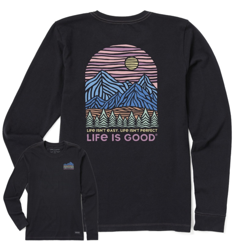 Women’s Life Isn’t Easy Long Sleeve Crusher-lite Tee