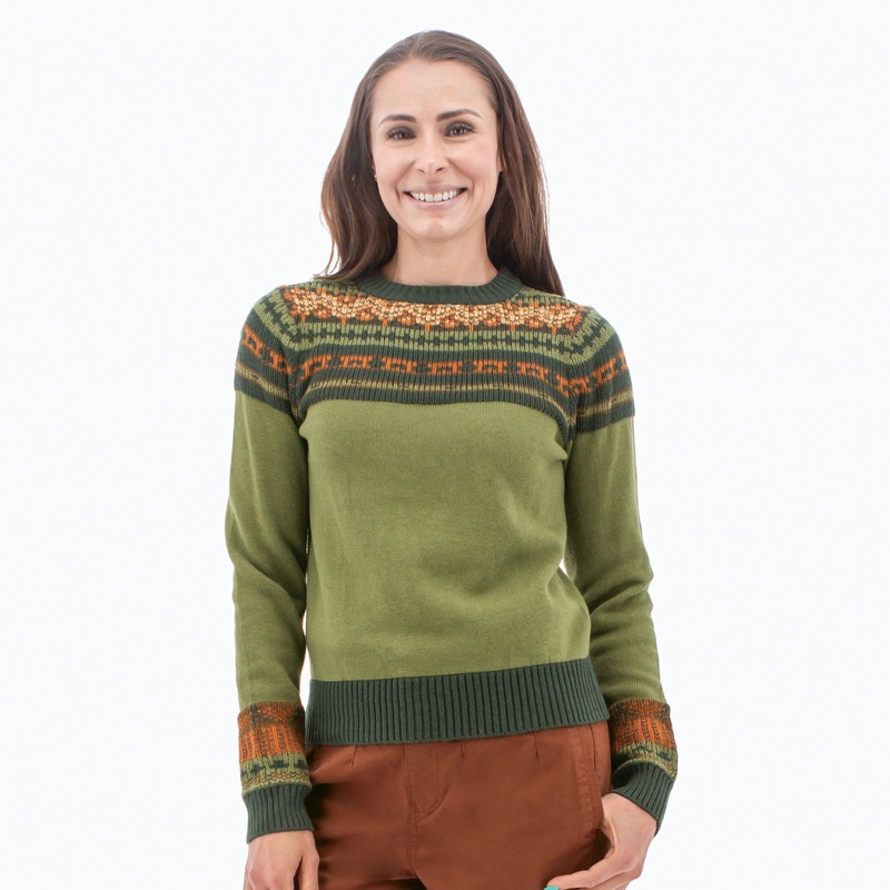 Women’s Schaffer Sweater|Olive branch|SM|MD|LG|XL|XXL