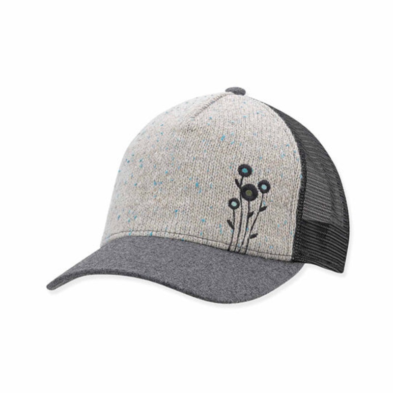 Flourish Trucker Hat|Dove|Rhubarb|O/S