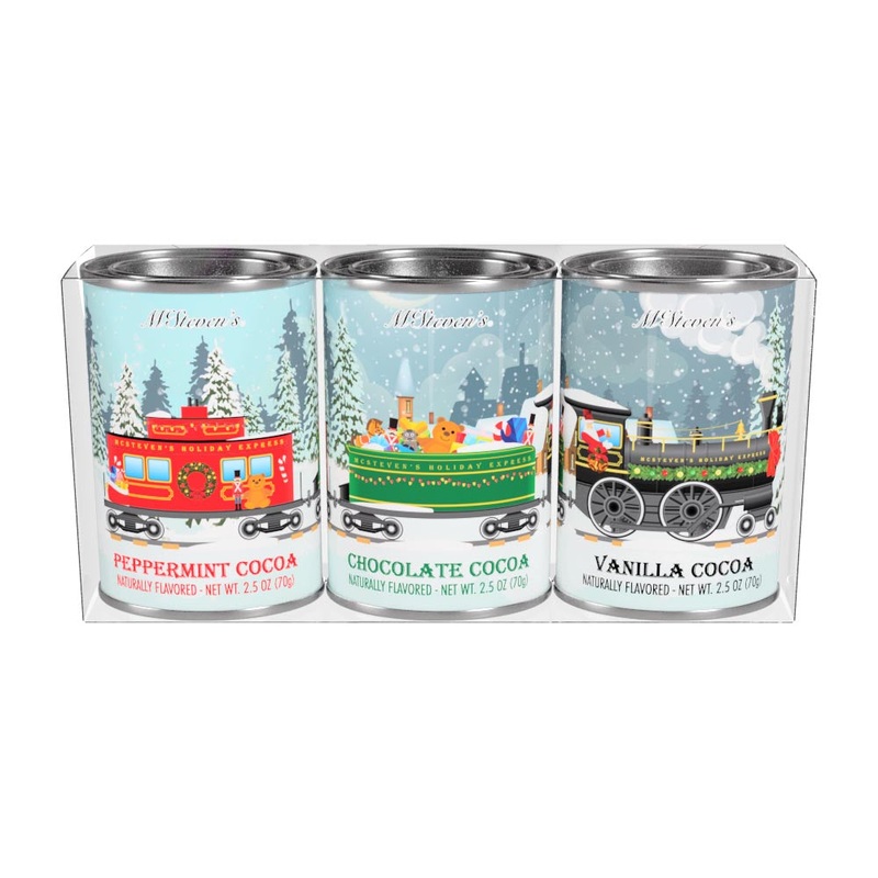 Holiday Express Winter Cocoa Gift Set (Three 2.5oz Tins)