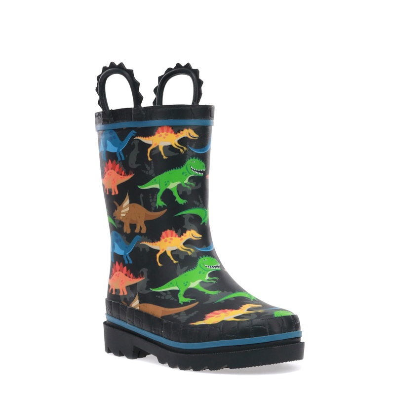 Kids’ Dino World Rain Boot – Black