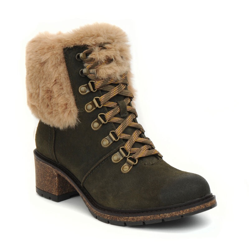 Women’s Brooklyn Weather-Friendly Fur Lace Up Boot