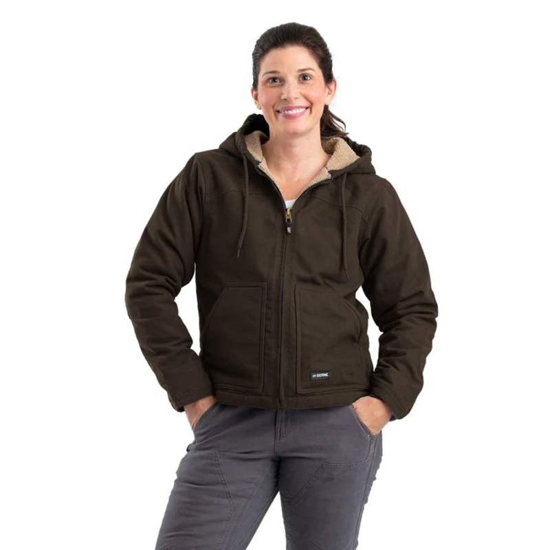 Women’s Sherpa-lined Duck Hooded Jacket