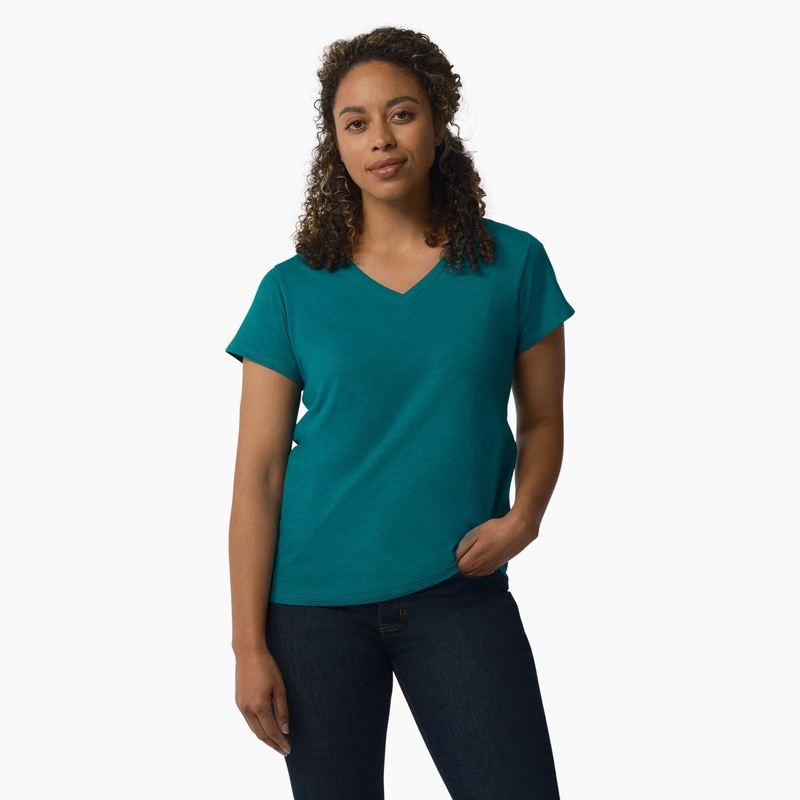 Women’s Short Sleeve V-neck T-shirt