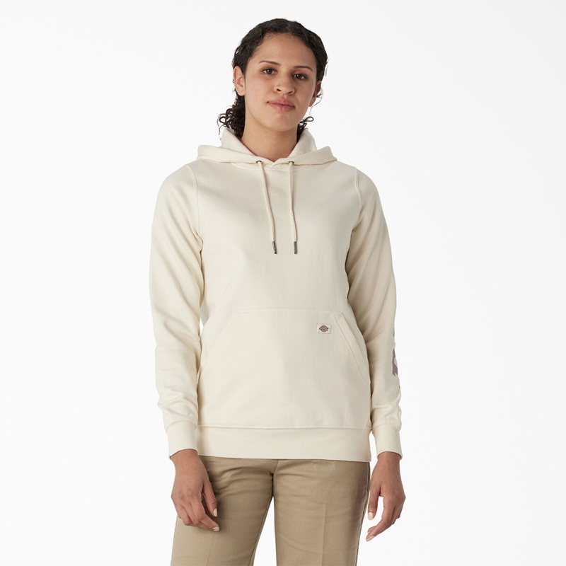 Women’s Water Repellent Sleeve Logo Hoodie