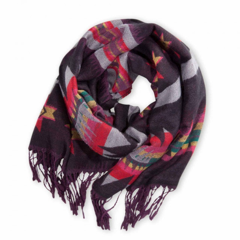 Carmel Scarf|Black|Bone