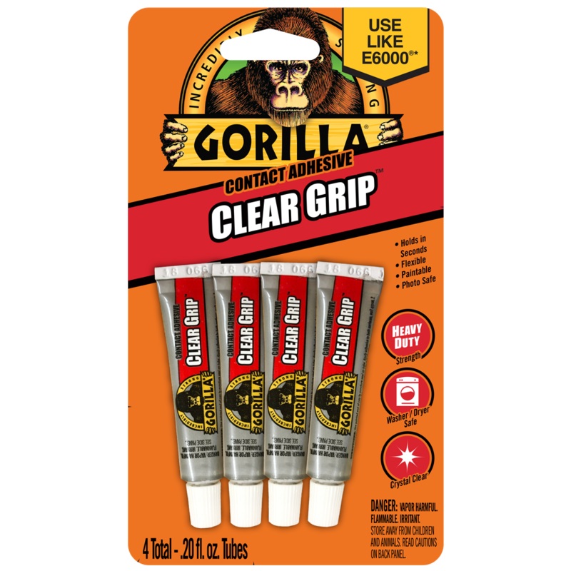 Clear Grip Adhesive Minis – 4 PACK