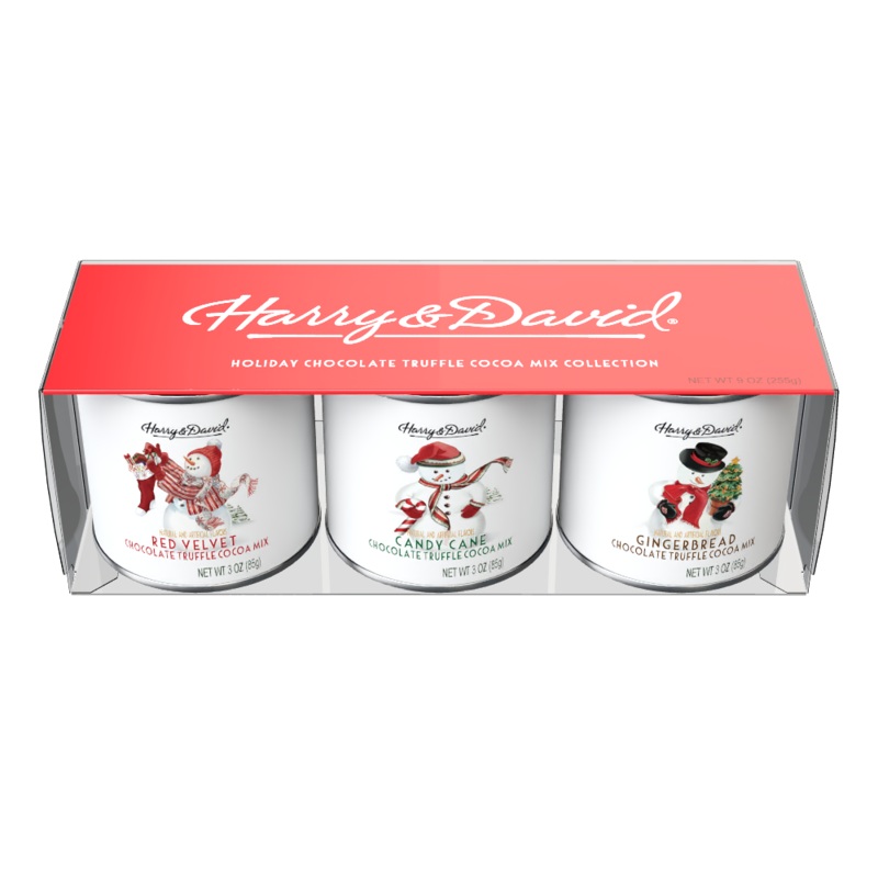 Harry & David Snowman Gift Set (3-3oz Tins)