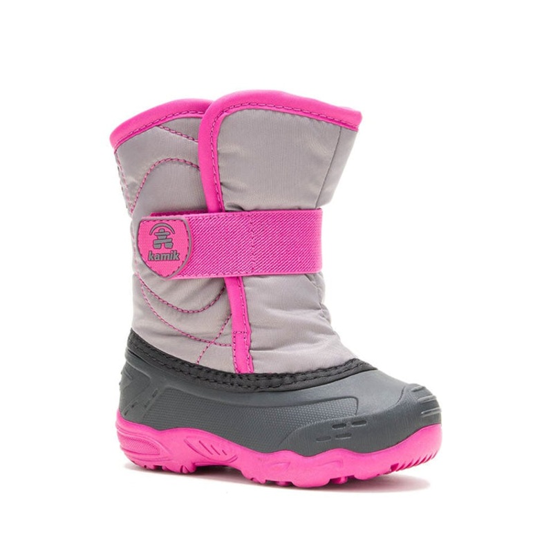 Kids’ Snowbug 5 Boot|Gray/Pink|Black|5 M|6 M|7 M|8 M|9 M|10 M|11 M|12 M|13 M