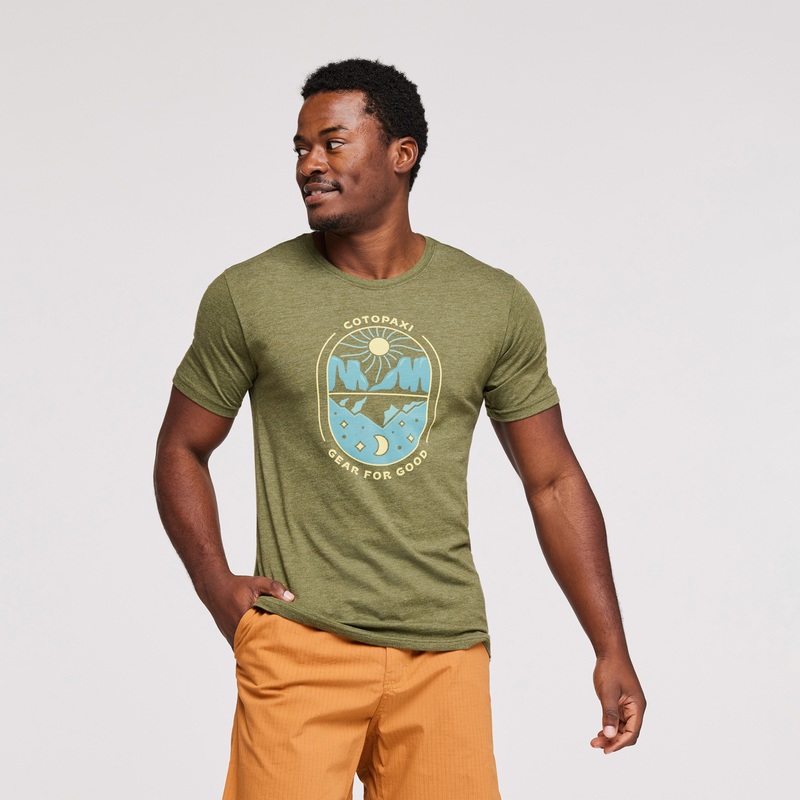Men’s Day And Night T-shirt|Pine|MD|LG|XL|XXL