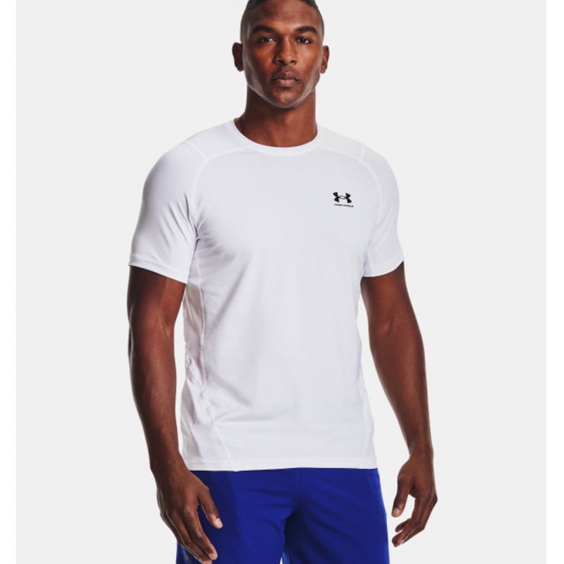 Men’s Hg Armour Fitted SS|White black|Black white|Carbonheather black|Midnight/navy white|XS|XXL|MD|LG|XL|SM|3XL|M|S|L