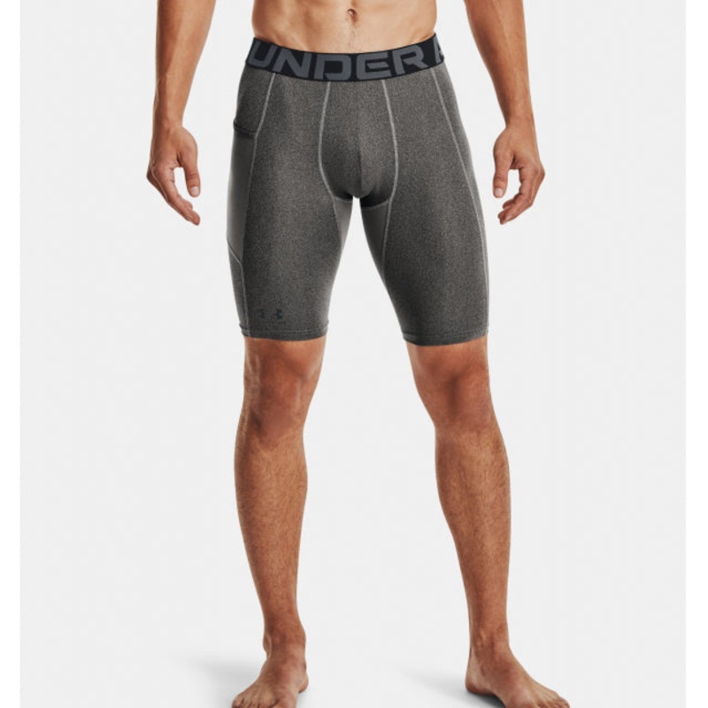 Men’s Hg Armour Lng Shorts|Carbon heather/black|White/black|Black/white|MD REG|XL REG|SM REG|XXL REG|LG REG