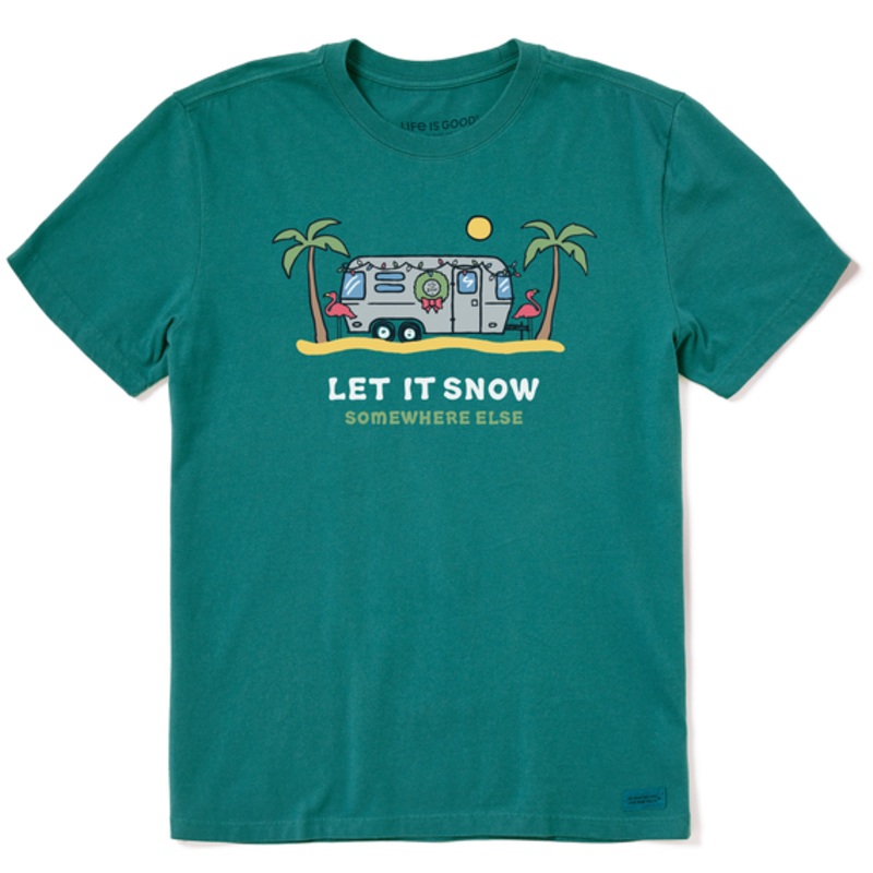 Men’s Let It Snow Camper Crusher Tee