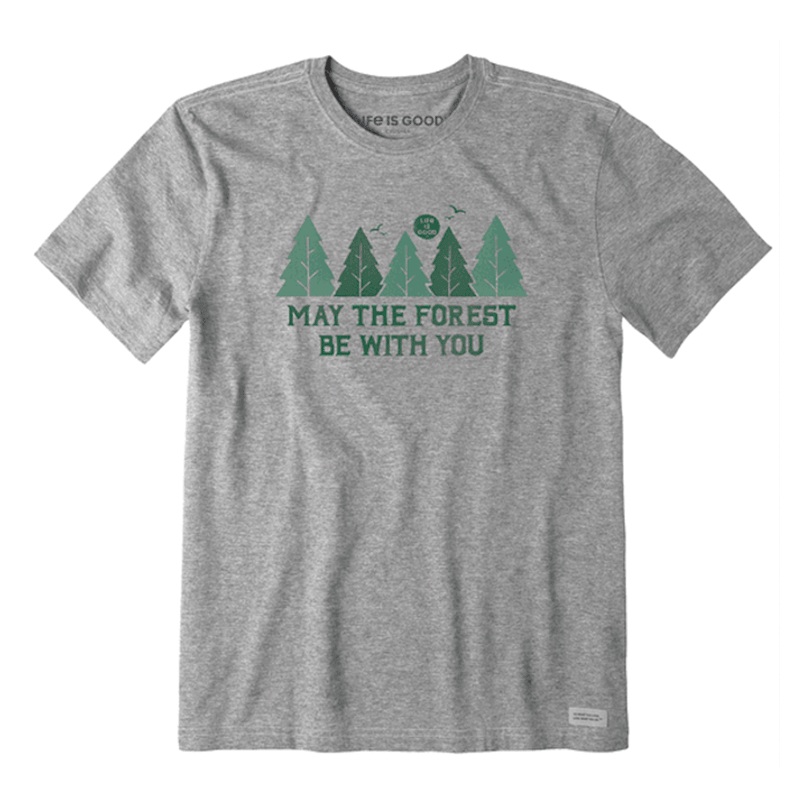 Men’s May The Forest Be With You Crusher Tee
