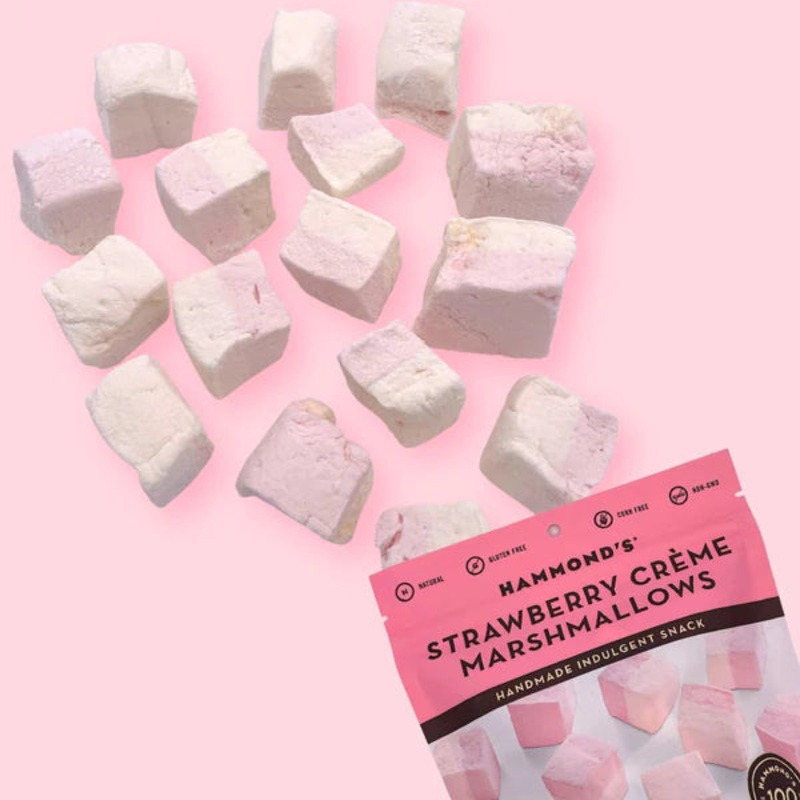 Strawberry Crme Marshmallows|4 OZ