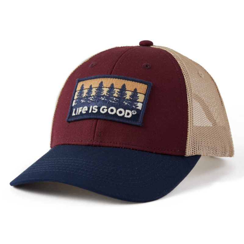 Tree Patch Hard Mesh Back Cap|Mahogany brown|O/S