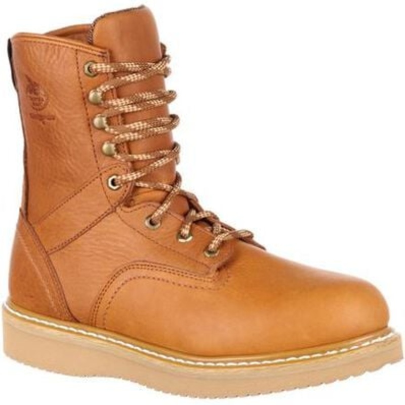 Wedge Steel Toe Work Boot|Barracuda gold|7 M|7 W|7.5 M|7.5 W|8 M|8 W|8.5 M|8.5 W|9 M|9 W|9.5 M|9.5 W|10 M|10 W|10.5 M|10.5 W|11 M|11 W|11.5 M|11.5 W|12 M|12 W|13 M|13 W