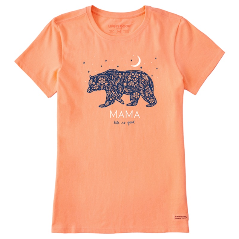 Women’s Floral Mama Bear Crusher Tee