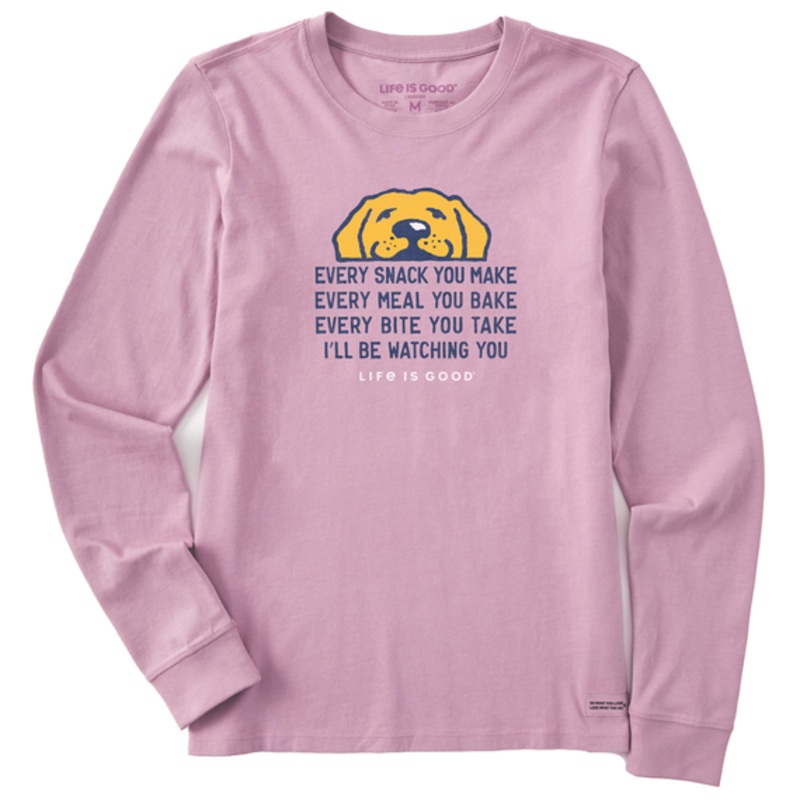 Women’s I’ll Be Watching You Long Sleeve Crusher Tee