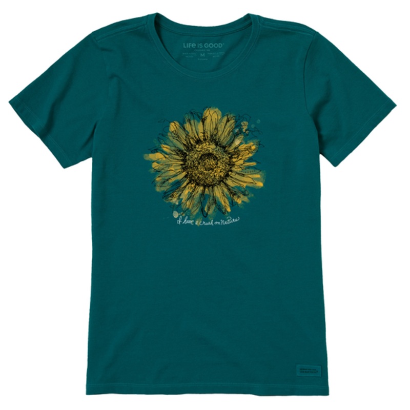 Women’s Scribbled Sunflower Crusher Tee