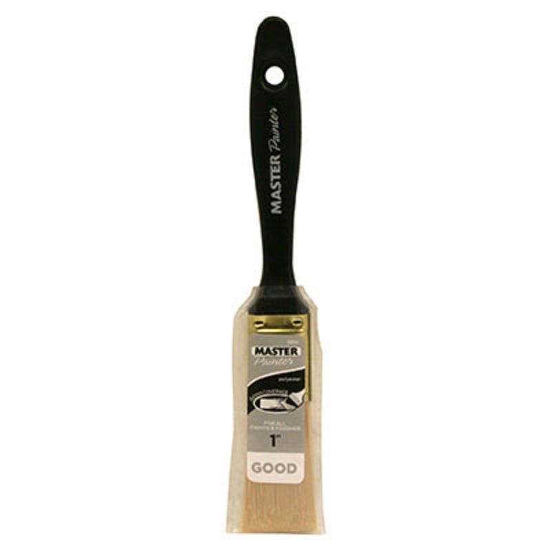 1 in. Beavertail Handle Flat Polyester Paint Brush
