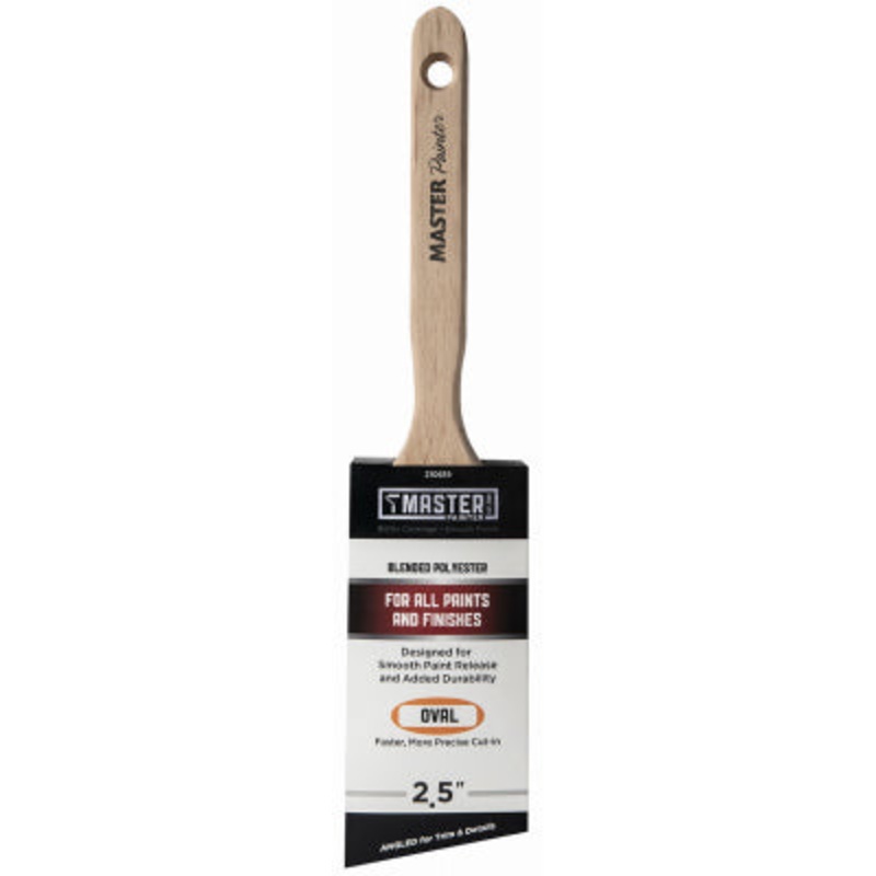 2-1/2 in. Semi Oval Angle Sash Paint Brush
