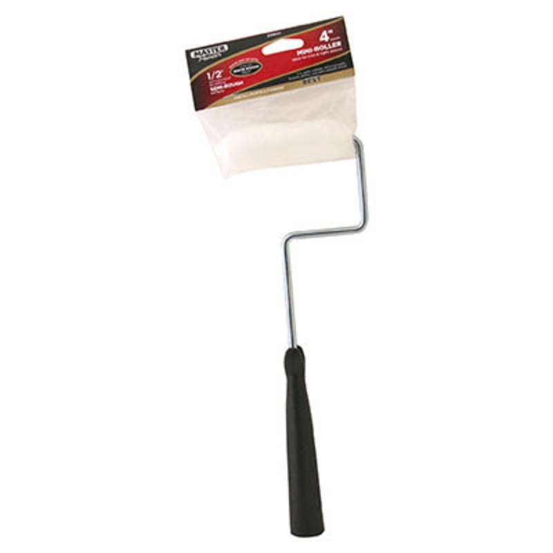 4 in. x 1/2 in. Mini Paint Roller Cover With Frame – Woven