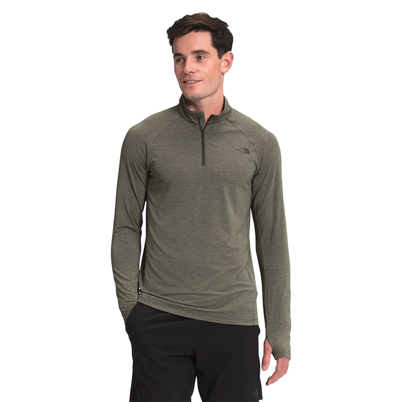 Mens Wander -Zip|New Taupe Green Heather|SM|MD|LG|XL|XXL