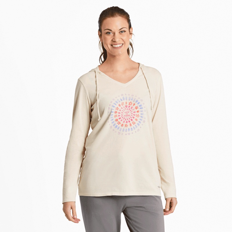 Women’s Joy Explosion Vibes Long Sleeve Crusher-LITE Hooded Tee