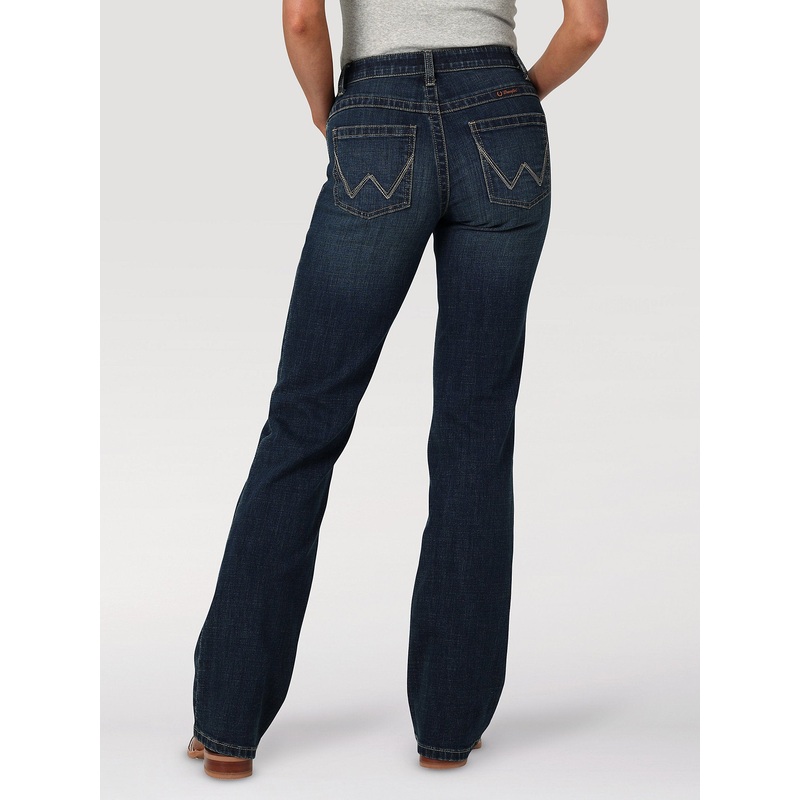 Women’s Wrangler Jade Mid-rise Relaxed Bootcut Ultimate Riding Jean In Riley