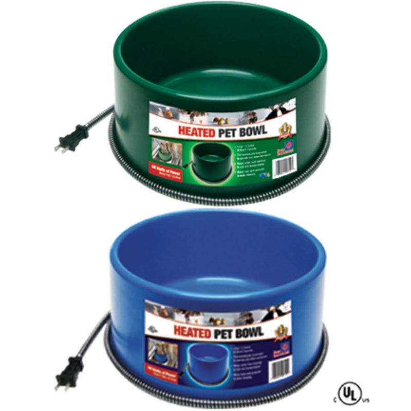 6 Quart Plastic Heated Pet Bowl – 60 Watts