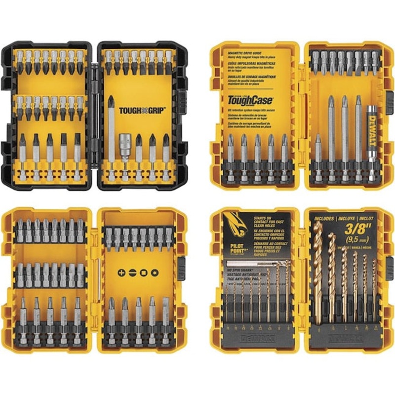 Combination Impact Screwdriver Bit and Drill Set – 100 PIECE