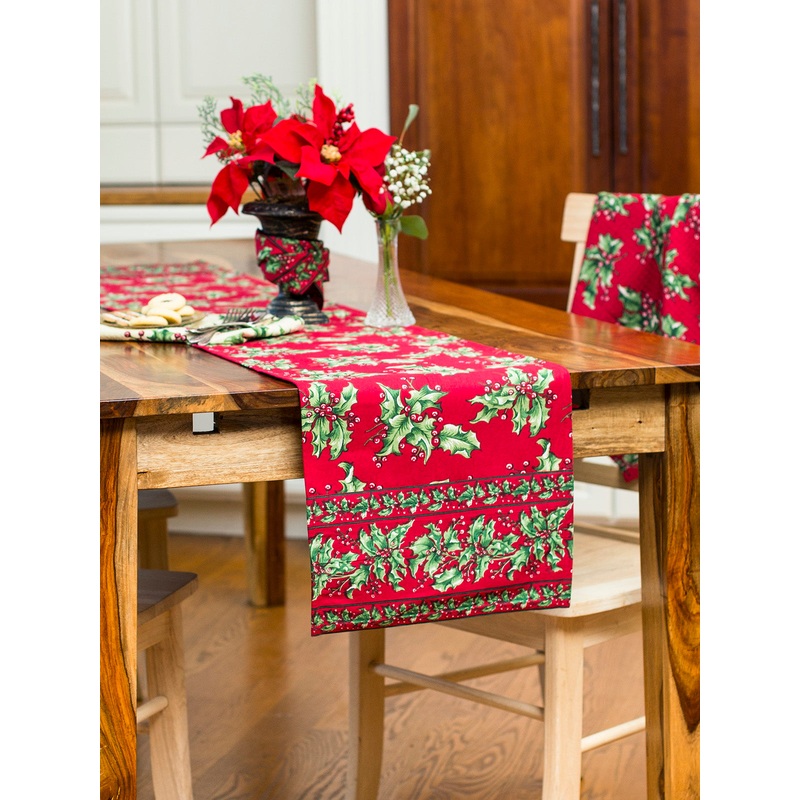Holly Runner|Red|13X27