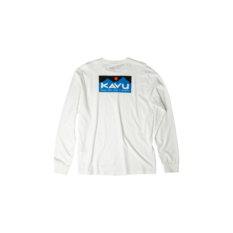 Men’s Long Sleeve Etch Art|Off white|Kelp calm|XS|SM|MD|LG|XL|XXL