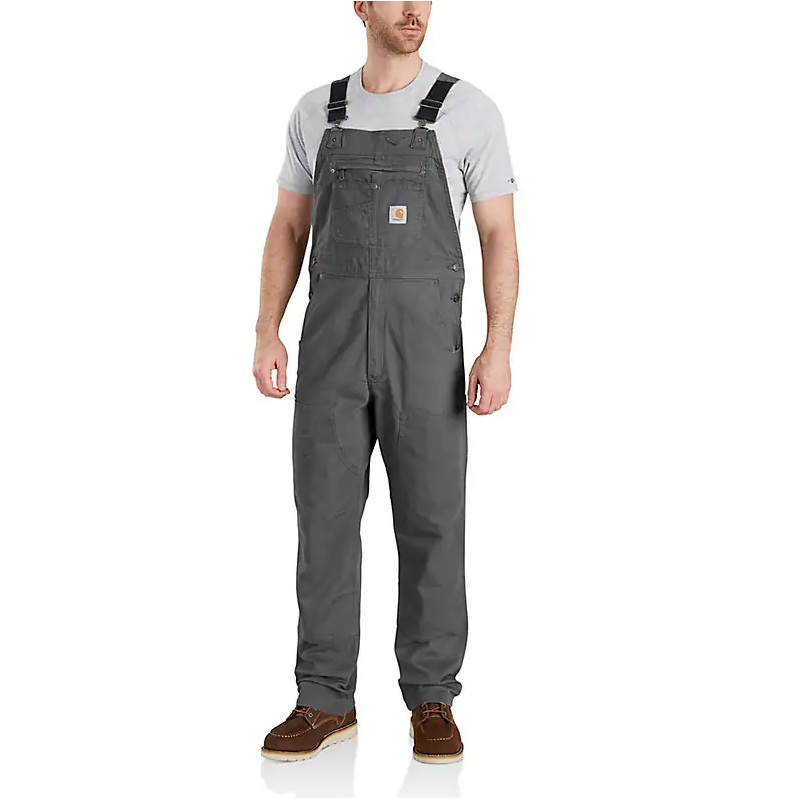Men’s Rugged Flex Relaxed Fit Canvas Bib Overall