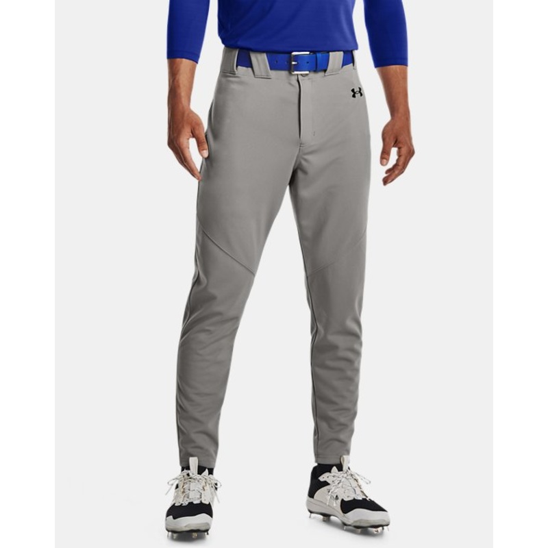 Men’s UA Utility Baseball Pants – Baseball Gray/Black