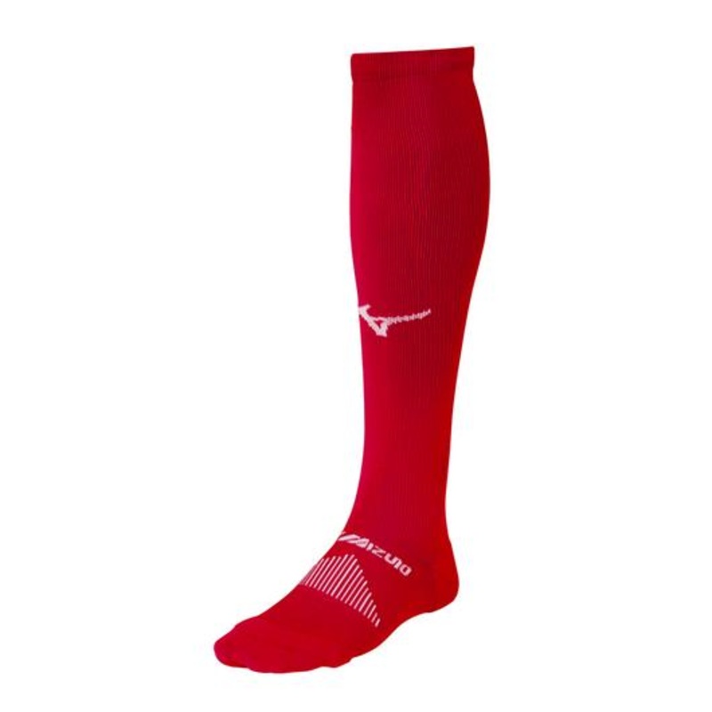 Performance Over-the-Calf Sock – Red
