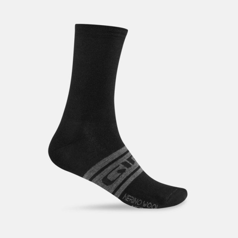 Seasonal Merino Wool Sock|Black/Charcoal|Charcoal/White Dots|Dark Red/Black/Grey|M|S|XL|L