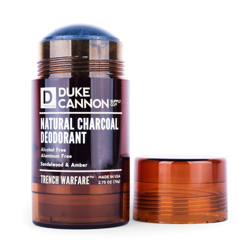 Trench Warfare Natural Charcoal Deodorant – Sandalwood & Amber
