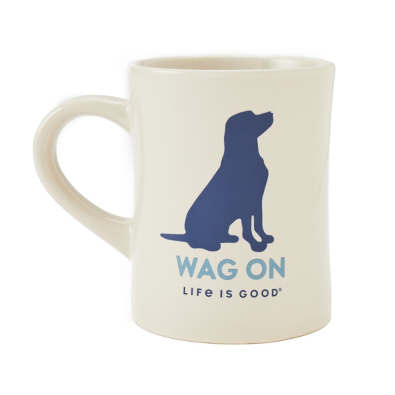 Wag On Lab Diner Mug|Bone|O/S