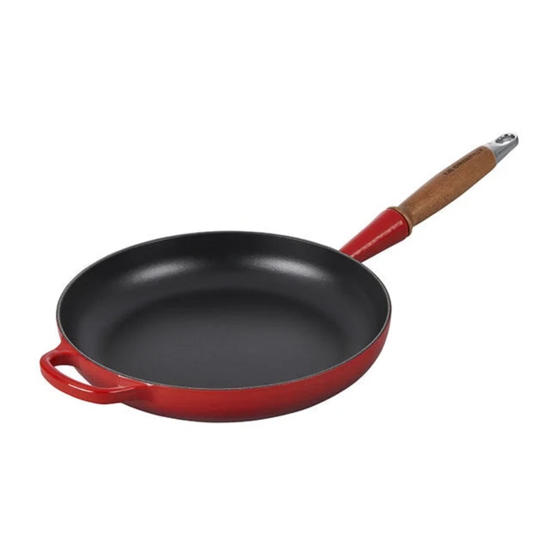 Alpine Wood Handle Fry Pan|Cerise|Oyster|Sea Salt|10.25IN