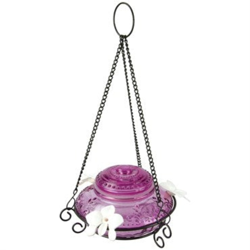 Antique Gold Hummingbird Feeder