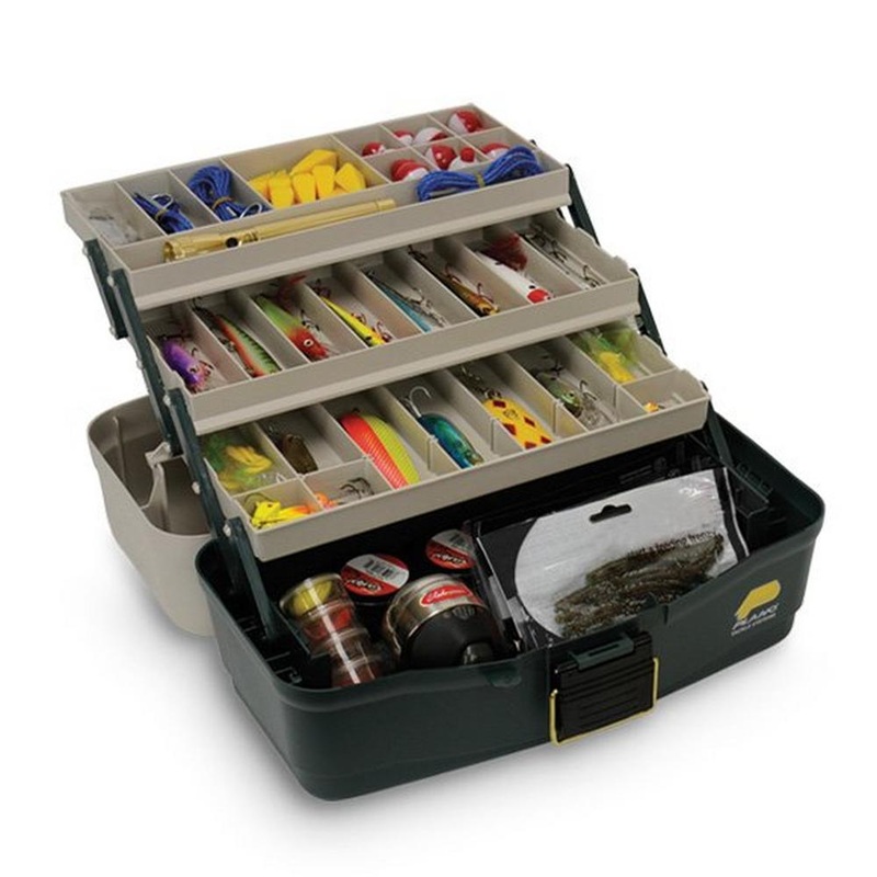 Eco-friendly Three Tray Tackle Box