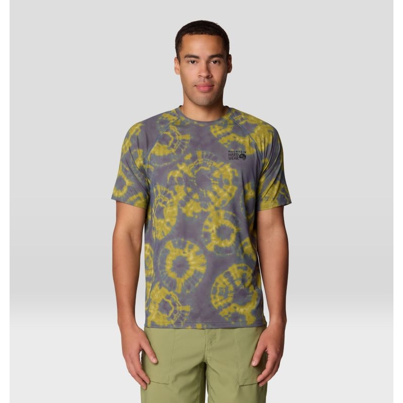 Men’s Crater Lake Short Sleeve – Adriatic Blue Spore Dye Print