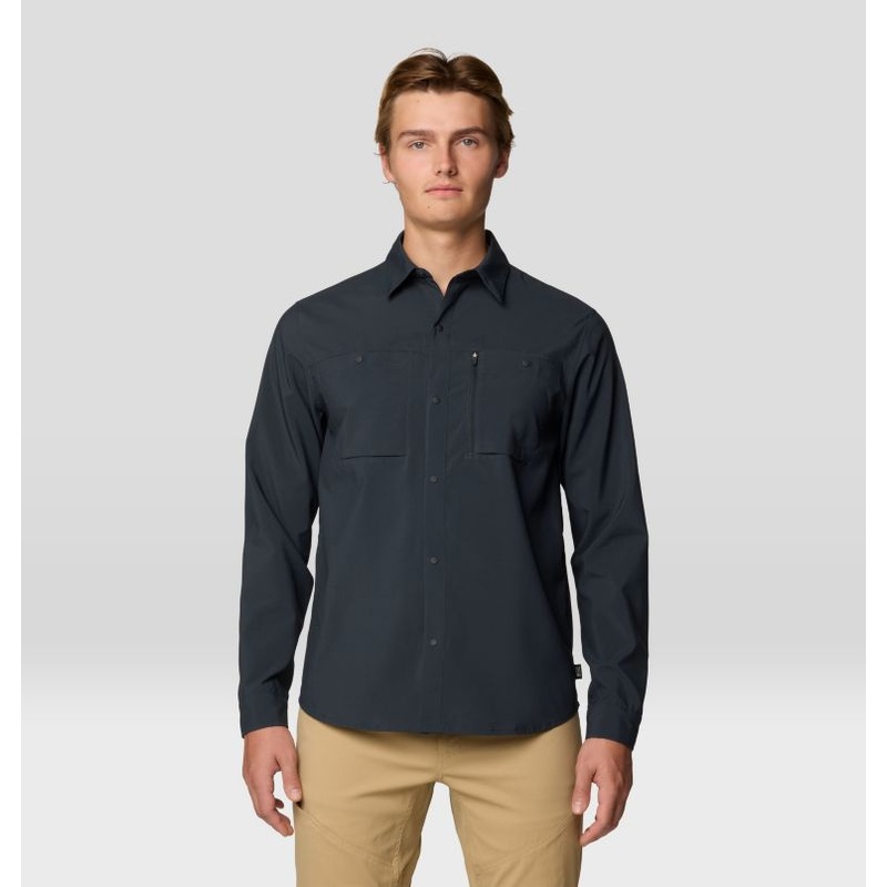 Men’s Trail Sender Long Sleeve – Dark Storm