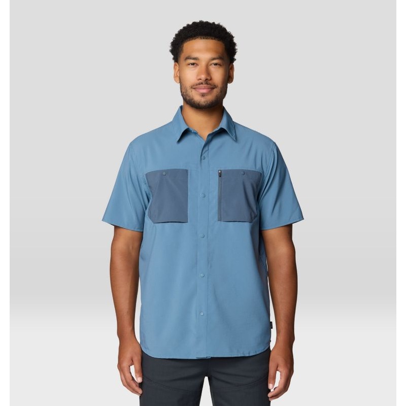 Men’s Trail Sender Short Sleeve – Adriatc Blue / Moon Blue