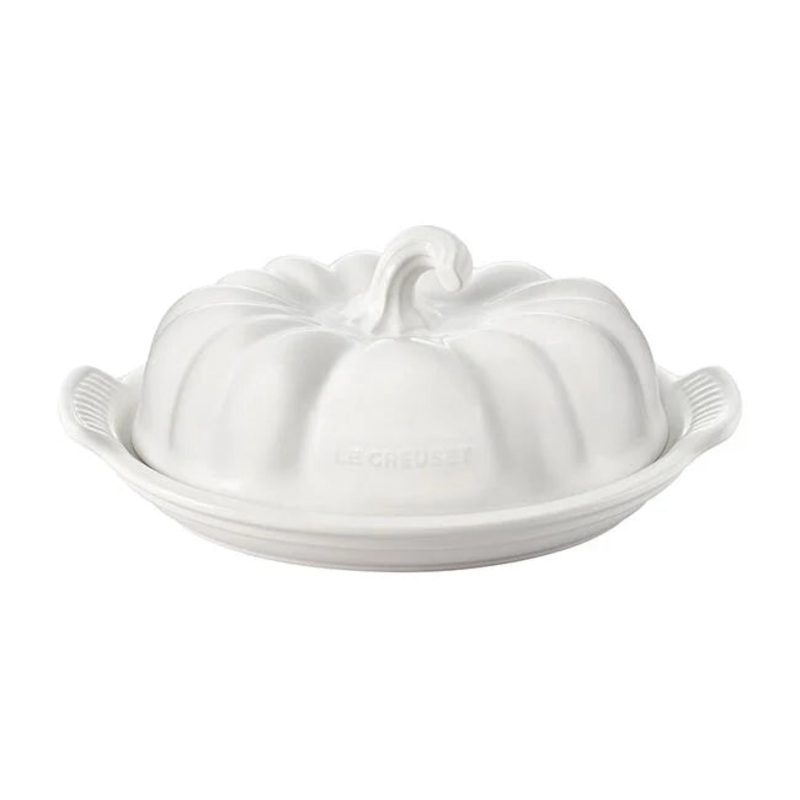 Pumpkin Butter Dish|White|Persimmon|OS