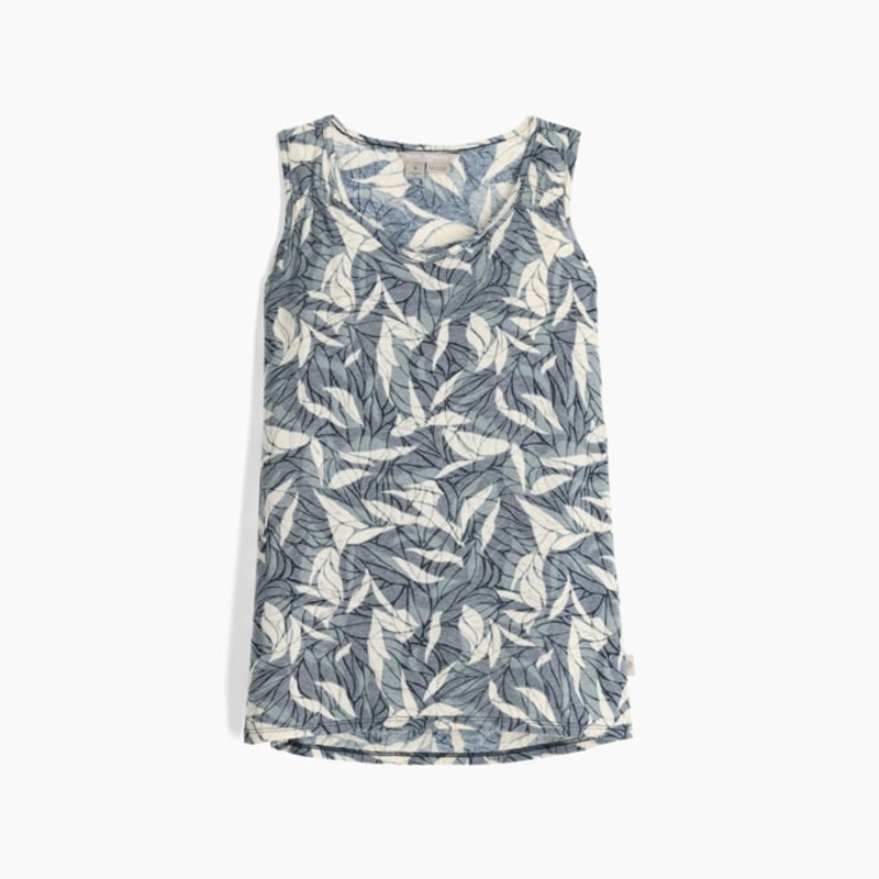 Women’s Featherweight Tank – Deep Blue Presidio Print