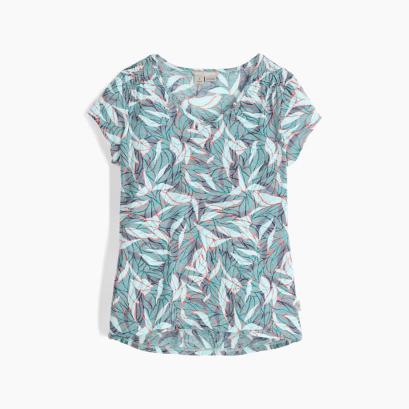 Women’s Featherweight Tee – Pacific Blue Presidio Print