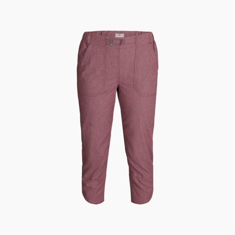 Women’s Hempline Capri – Wild Rhubarb